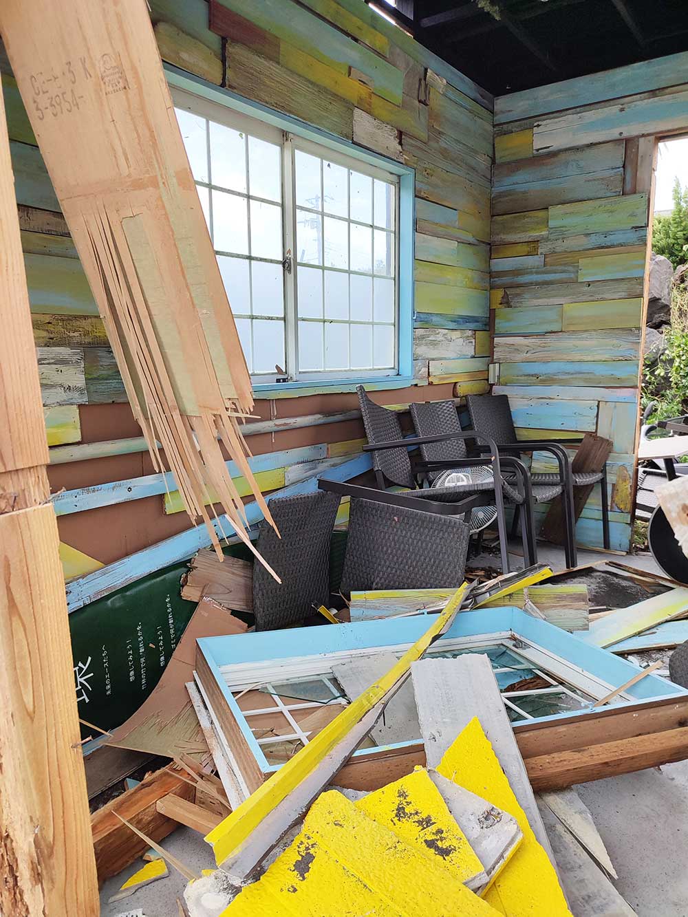 台風被害の写真2枚目