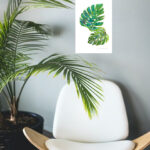 interiorART　モンステラ  　サイズ小